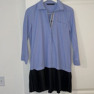 ✨ZARA shirt/pleated dress✨